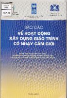 Báo cáo về hoạt động xây dựng giáo trình có nhạy cảm giới : Dự án "Giới trong chính sách công"